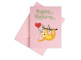 Busta+biglietto 12,5x9 compleanno baby 36pz