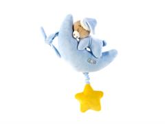 Orsetto luna 35cm azzurro