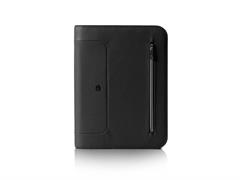 PORTABLOCCO A4 C/ZIP GATE ECOPELLE NERO*