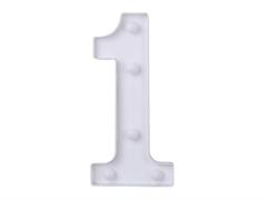 Luce a led numero 1 22cm