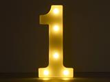 Luce a led numero 1 22cm