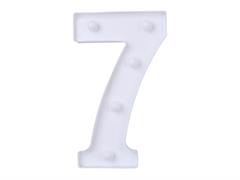 Luce a led numero 7 22cm
