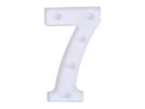 Luce a led numero 7 22cm
