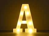 Luce a led lettera A 22cm