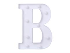 Luce a led lettera B 22cm