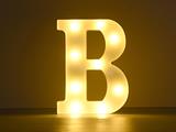 Luce a led lettera B 22cm