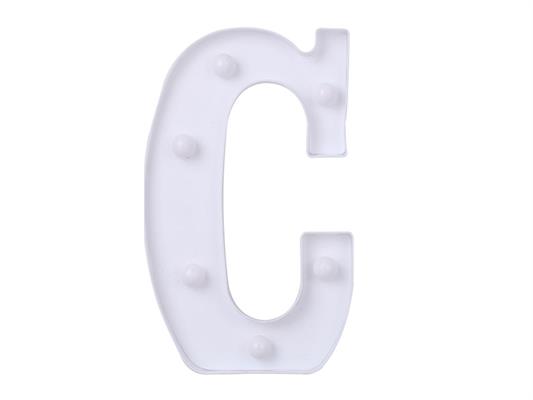 Luce a led lettere C 22cm