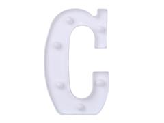 Luce a led lettere C 22cm