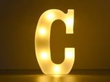 Luce a led lettere C 22cm