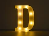 Luce a led lettera D 22cm