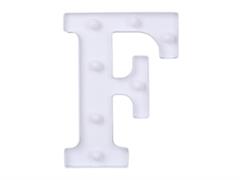 Luce a led lettera F 22cm