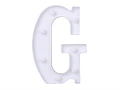 Luce a led lettera G 22cm