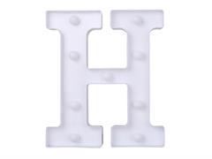 Luce a led lettera H 22cm