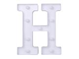 Luce a led lettera H 22cm