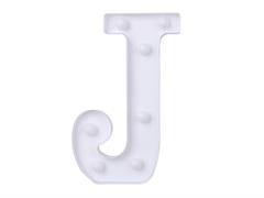 Luce a led lettera J 22cm