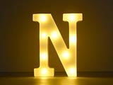 Luce a led lettera N 22cm