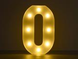 Luce a led lettera O 22cm