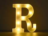 Luce a led lettera R 22cm