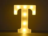 Luce a led lettera T 22cm