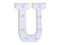 Luce a led lettera U 22cm