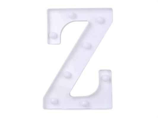 Luce a led lettera Z 22cm