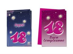 Biglietto 18 anni vernice 3D