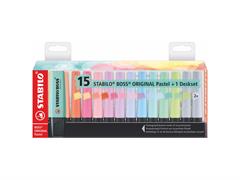 Set Stabilo Boss pastel 15pz. - New color