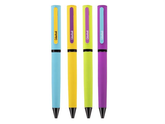 Penna sfera in metallo Creativity con astuccio Colourbook