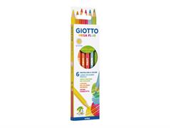 Pastelli Giotto mega fluo 6pz.