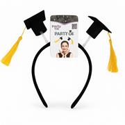 Cerchietto Laurea con cappelli e nappine 19,5x18 cm