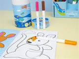 Pennarelli Mini Kids + Il libro dei cuccioli 24pz.