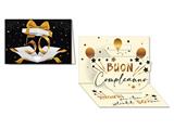 Biglietto numero 50 oro pop up