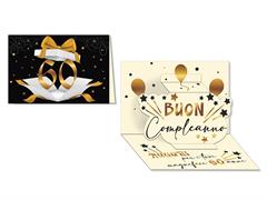 Biglietto numero 60 oro pop up