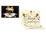 Biglietto numero 60 oro pop up