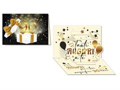 Biglietto numero 90 oro pop up