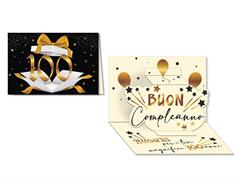Biglietto numero 100 oro pop up