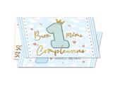Biglietto portasoldi 1 compleanno maschio
