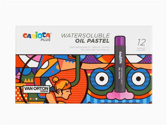 Pastelli ad olio Carioca plus 12pz.