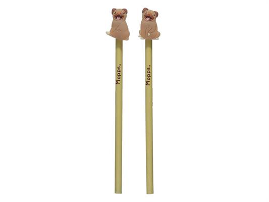Matita con coprimatita Pug Carlino 24pz.