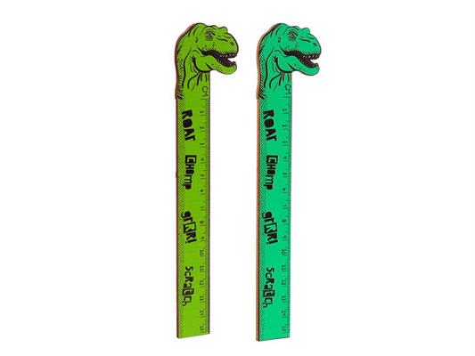 Righello legno 15cm Dinosauri 36pz.