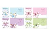 Biglietto nascita provence con stampa