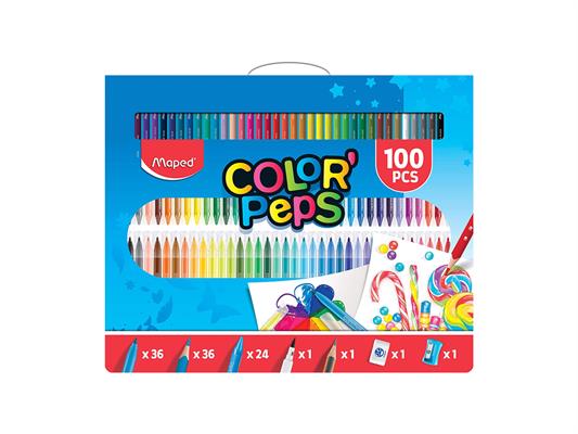 Valigetta per colorare Color Peps 100pz