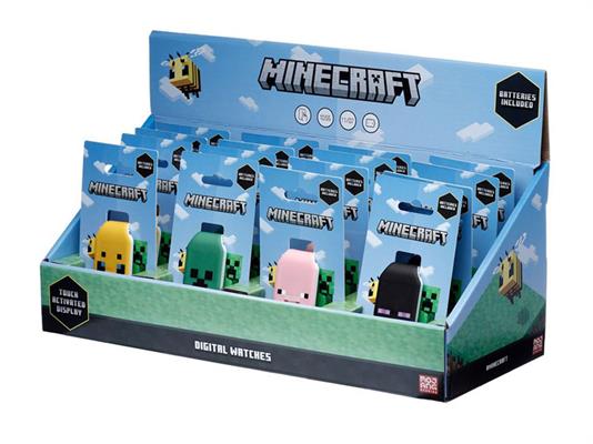 Orologio in silicone Minecraft 16pz.