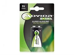Pila 9 volts alkaline 1pz. Movida