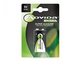 Pila 9 volts alkaline 1pz. Movida