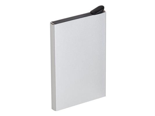 Portacard alluminio a scatto 10pz.