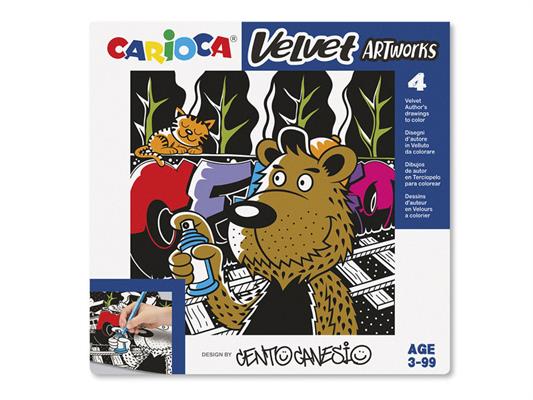 Velvet cento Graffiti set 4 disegni