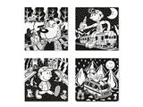 Velvet cento Graffiti set 4 disegni