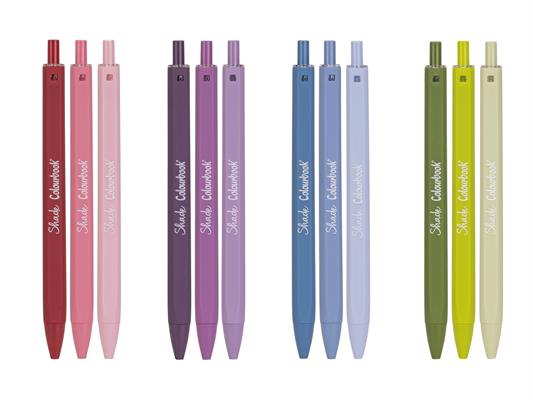 Penna Shade in set da 3pz Colourbook - Inchiostro nero