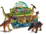 Espositore dinosauri soffici 30cm 6pz.
